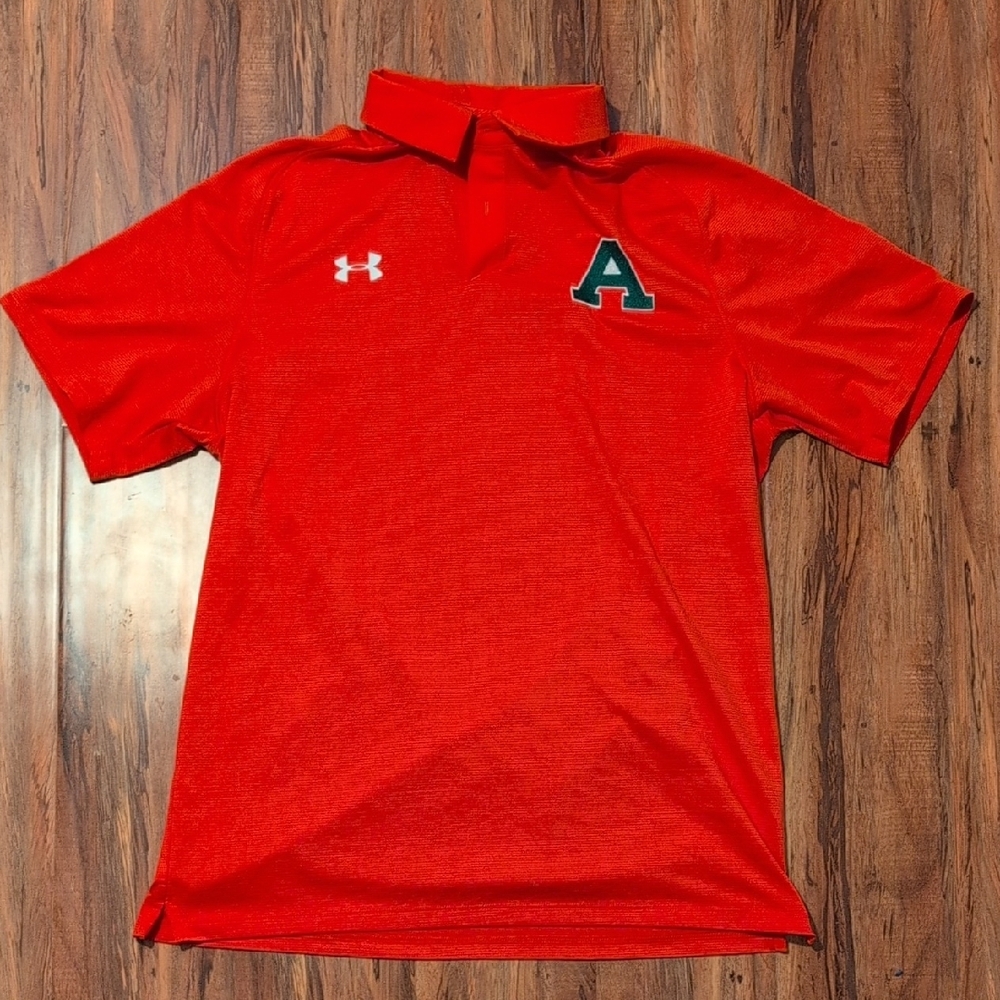 CSU Under Armour Red Polo Shirt